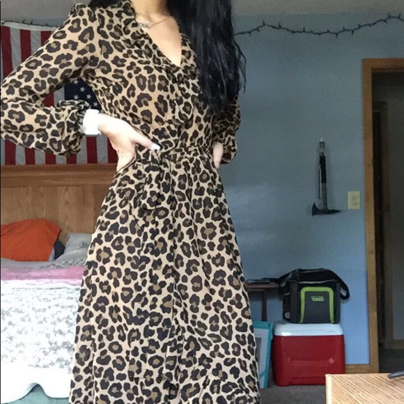 michael kors cheetah dress